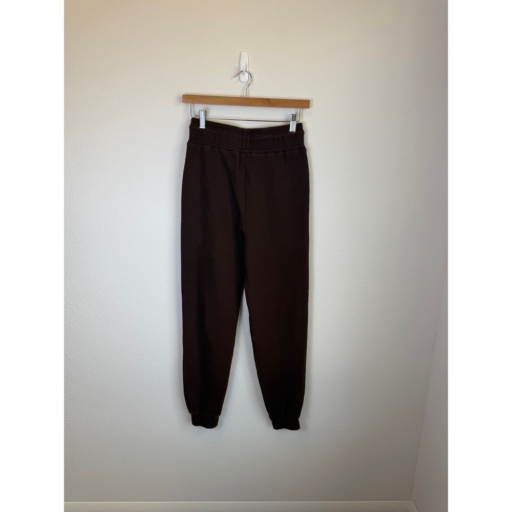 Negative Underwear Waffle Knit Brown Henley Knit Pullover And Jogger Set Sz XS - Picture 8 of 8